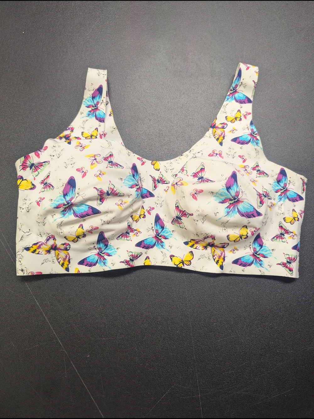 KNIX - Betsey Johnson Butterfly Print White Wireless Bra